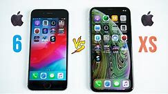 iPhone XS vs iPhone 6 SPEED Test - 4 Years Makes a BIG Difference