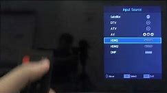 HiSense LED TV (H40BE5000) - Change Input Source