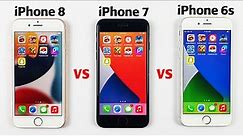 iPhone 8 vs iPhone 7 vs iPhone 6s in 2022 - SPEED TEST!