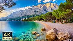 Makarska Riviera Croatia 🇭🇷 4K Podgora Tucepi Makarska Baska Voda Brela Walking Tour 2023
