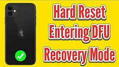 Mastering iPhone 11 and 11 Pro: Unlocking Hard Reset, DFU Entry, and Recovery Mode