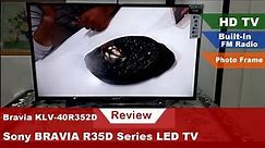 Sony BRAVIA KLV-40R352D Review - Best LED TV in India 40 Inch