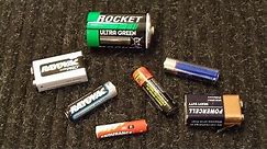 How To Test Standard AA, AAA, D, C, and 9V Batteries with a Multimeter