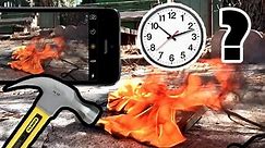 Bored Smashing - More Clocks! (iPhone SE Slo-Mo Test)