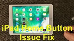 iPad Home Button Problem And Fix, How To Fix Home Button Issue on iPhone or iPad