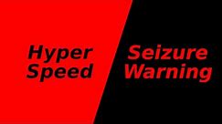 Hyper Speed Flashing Color Changing - Black Red Screen [1 Hour SEIZURE WARNING]