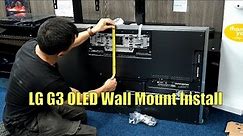 LG G3 OLED Wall Mount Installation, the easy way!