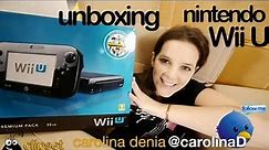 Wii U unboxing Nintendo
