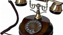 Opis 1921 Cable A: The Wood Retro Telephone/Antique Phone/Old Phone/Retro Phone/Rotary Phone/Old Telephone/Vintage Phone/Vintage Telephone / 50s Phone/Antique landline Phone