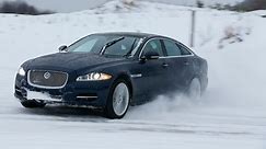 New Supercharged V6 Jaguar XF and XJ First Drive AWD Tech Demo and Review: 2013