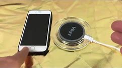 How to Charge iPhone Wirelessly - Vilight Review for iPhone 5 5s 5c 6 6s & Plus: