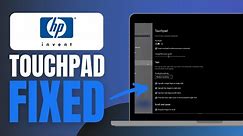 How To Fix HP Touchpad Not Working in Windows 11 / 10 - Solved!