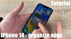 How to close apps running in background (shut down) - speed up (organize) your Apple iPhone 14 DIY