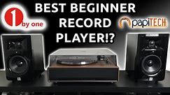Best Beginner Record Player!? 1 BY ONE H009 All-in-One Turntable Demo Review