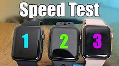 Apple Watch Series 3 vs Series 2 & 1 (Which is the best choice) Speed Comparisons And Review