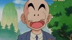 Krillin goes to meet chichi to tell goku's death