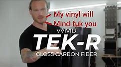 VViViD's Tek-R Glossy Carbon Fiber Vinyl VS Real Carbon Fiber