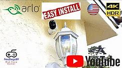 DIY How to Install Arlo Ultra and Hide Magnetic Charging Cable