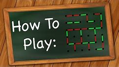 How to play Dots and Boxes
