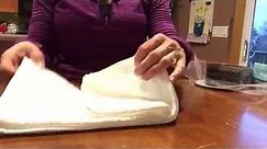 How to make a Small Towel Spa Basket