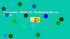 Full version  NOOK HD: The Missing Manual  Review