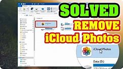 [Solved] How to remove iCloud Photos folder from PC #iCloudPhotos