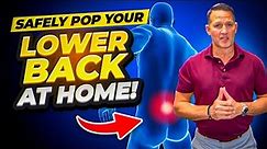 Ease Back Pain: Home Techniques For Safe Lower Back Popping! | HuntPT.com