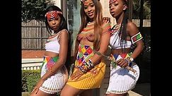 Africa Zulu Maiden | Zulu Traditional Culture | Memulo traditional dance girls