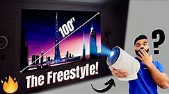 Samsung "The Freestyle" Unboxing & First Look - 100" Of Entertainment | Crazy Gadget🔥🔥🔥