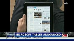 Microsoft unveils iPad rival