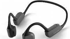 PHILIPS GO A6606 Open-Ear Bone Conduction Bluetooth Headphones with Lightweight Neckband, Waterproof, Black