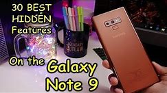 Galaxy Note 9 - 30 BEST HIDDEN and less known features you must know