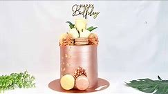 Rose Gold Cake | Rose Gold Shimmer