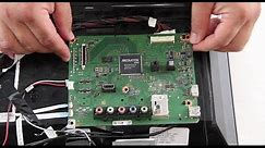 Sony LED TV KDL-40R450A - How to Replace the Main Board & Power Supply Board