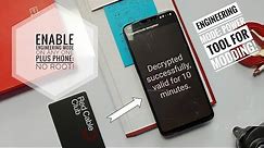 Enable Engineering Mode Android/Factory Mode For Any OnePlus Phone Without Root l Latest 2021