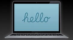 M1 iMac 'Hello' Screensaver (Big Sur 11.3 RC)