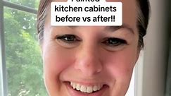 Our DIY kitchen remodel is finally done! Our painted cabinets and pantry organization is a game changer! #diyproject #kitchendiy #diykitchen #beforeandafter #painttransformation #kitchenremodel #diyhome #kitchenupgrade #cabinetpainting #diyhome