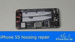 iphone 5s back housing replacement change backcover, repair, DIY