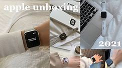 Gold Apple Watch SE 40mm unboxing (GPS + Cellular)