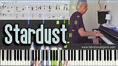 Stardust - Piano Cover - Tutorial - Sheet Music in PDF