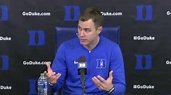 Duke vs Dartmouth - Coach Scheyer Post Game