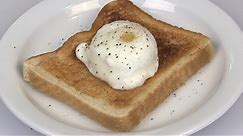 NO Fail Microwave Perfect Poached Egg Recipe