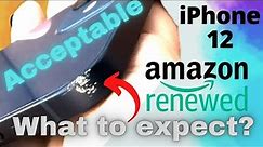 Amazon Renewed Verizon iPhone 12 Acceptable condition What to expect?