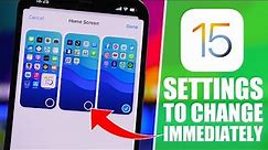 iOS 15 - 18 Settings You MUST Change Immediately !