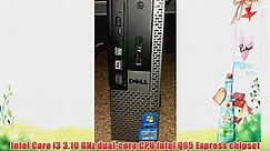 Dell OptiPlex 790 SFF Desktop Intel Dual Core i3-2100 3.10GHz 4GB DDR3 RAM 320GB HD DVD-RW