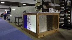 Ripple Glass product creates counter tops from recycled glass