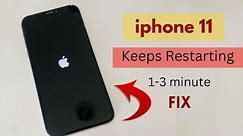 iPhone 11 Keeps Restarting Problem Fix! Restarting Every Few Minutes or Over and Over Randomly