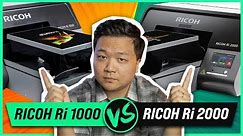 Ricoh DTG Printer Ri 1000 Vs. Ri 2000 (DTG Printer Comparison)