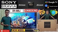 Sony BRAVIA [XR-55A80J] 4K Ultra HD Smart OLED Google T.V. Unboxing & First Impressions!!