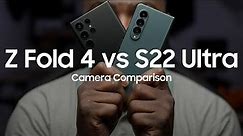 Samsung Galaxy Z Fold 4 vs Galaxy S22 Ultra Camera Test | Snapdragon vs Exynos